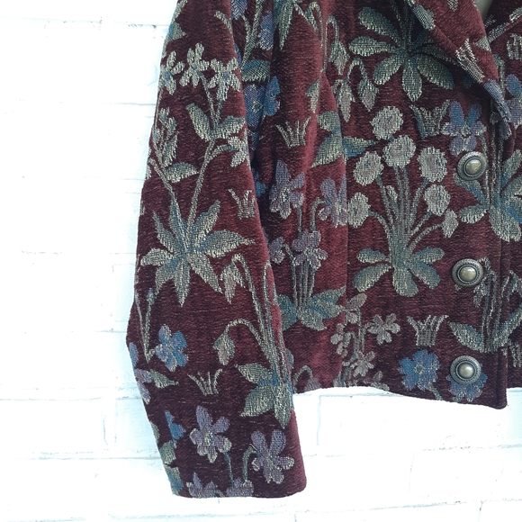 Vintage Painted Pony Tapestry Jacket size Medium - Picture 3 of 7